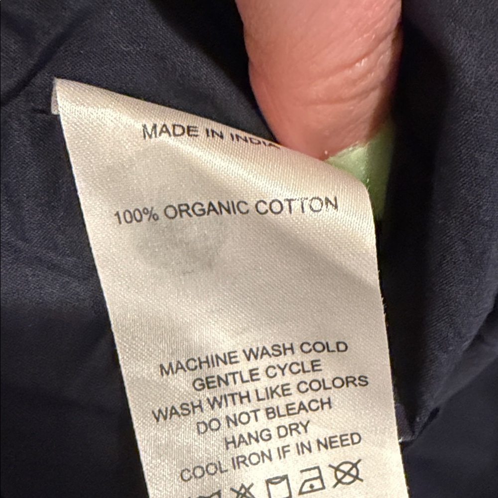 Quince Navy V-Neck Spaghetti Strap Maxi Dress small - Picture 8 of 8